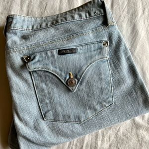 Light wash boot cut Hudson jeans